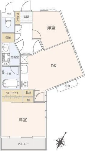 Clio Kamiooka II No. 2 Building, Room 504