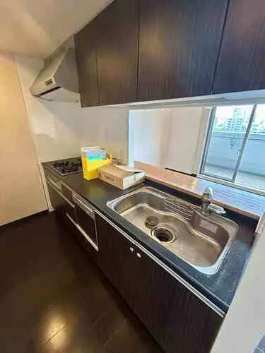 Kameido Residence - Interior - ["Kitchen Sink", "Flooring", "Floor"]