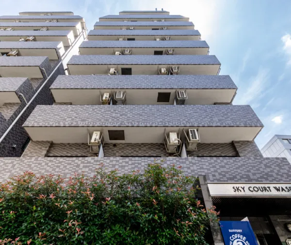 Sky Court Waseda No. 2 - Exterior - ["Apartment", "Urban design", "Composite material"]