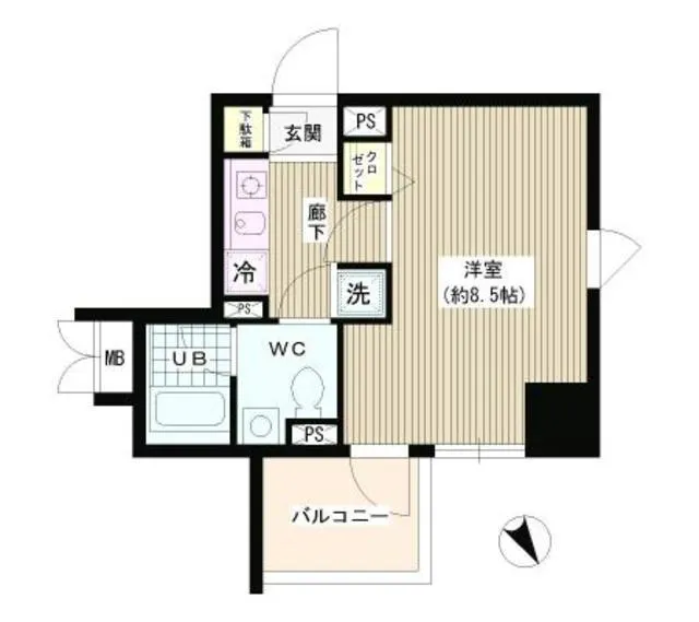 La Chaton Nishiwaseda - Floor Plan - ["Floor plan", "Plan", "Drawing"]