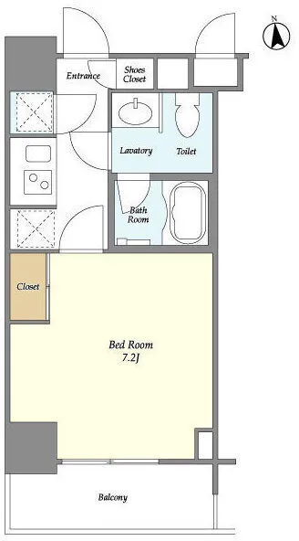 Tokyu Setup Residence Ebisu - Floor Plan - ["Rectangle", "Font", "Parallel"]