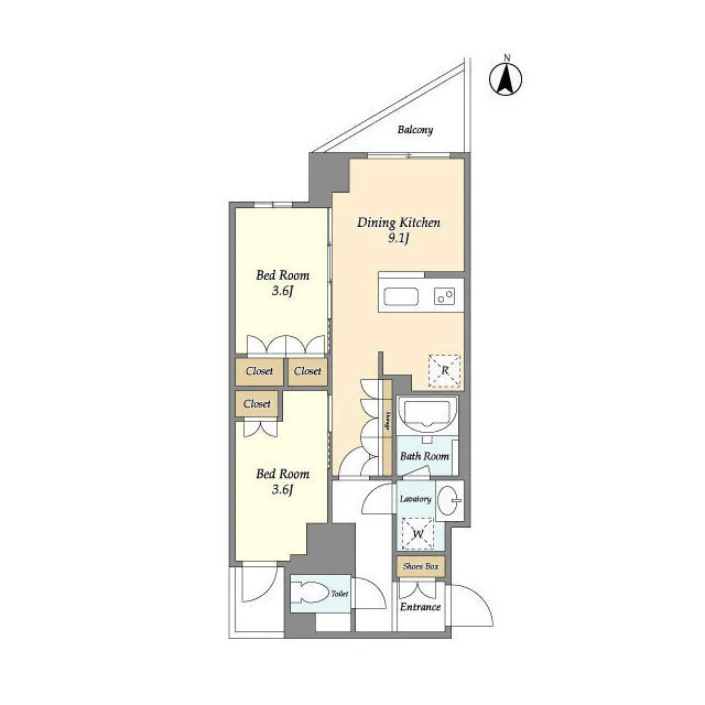 Muple Ikegami - Floor Plan - ["Schematic", "Rectangle", "Slope"]