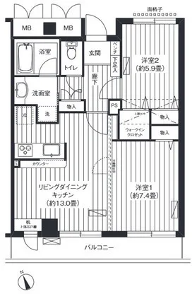 Shin-Ochanomizu Urban Trinity - Floor Plan - ["Design", "Wood flooring", "Tile Flooring"]