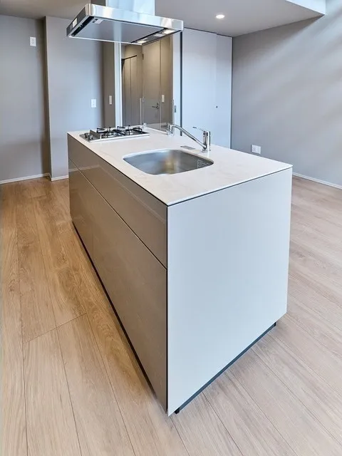 Baus Flats Kuramae - Interior - ["Kitchen", "Flooring", "Wood"]
