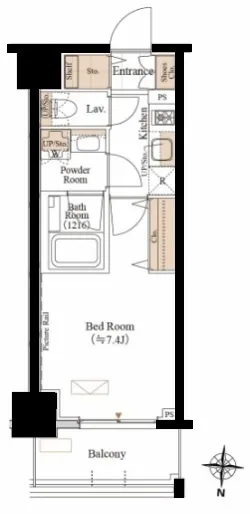 Blanciesta Ryogoku - Floor Plan - []