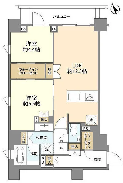Pierce Shibuya Honmachi Residence - Floor Plan - ["Floor plan", "Diagram", "Plan"]