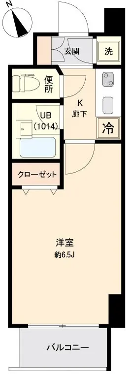 Forecity Monzen-Nakacho - Floor Plan - ["Apartment", "Tile Flooring"]