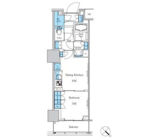 Park Axis Takinogawa La Breeze - Floor Plan - ["Floor plan", "Plan", "Diagram"]