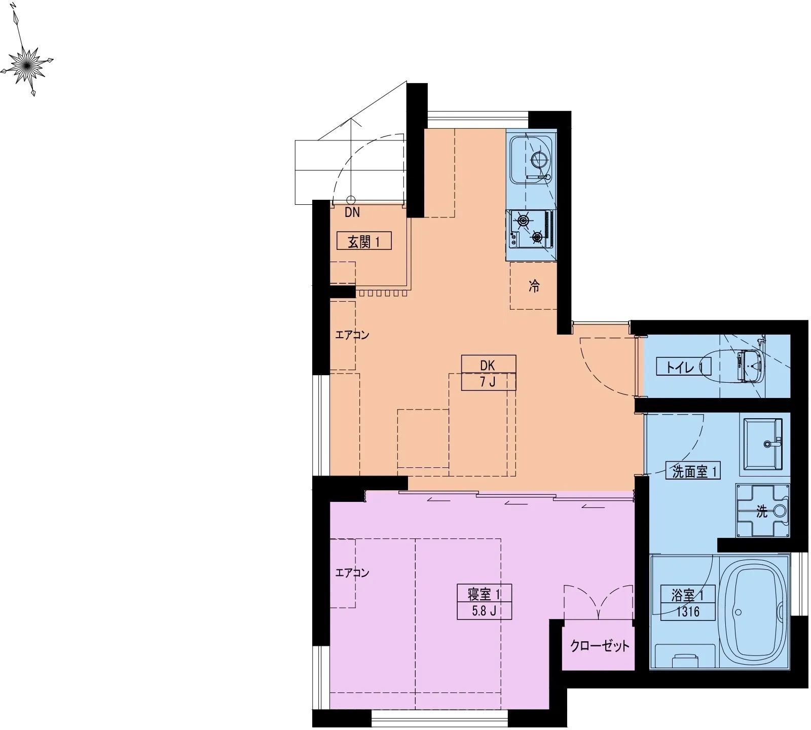 Casa Momo Shirokane - Floor Plan - ["Plan", "Floor plan", "Diagram"]