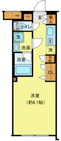 Prele Duc Nakano Kamitakada - Floor Plan - []