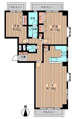 Flats Jun - Floor Plan - ["Font", "Parallel", "Rectangle"]