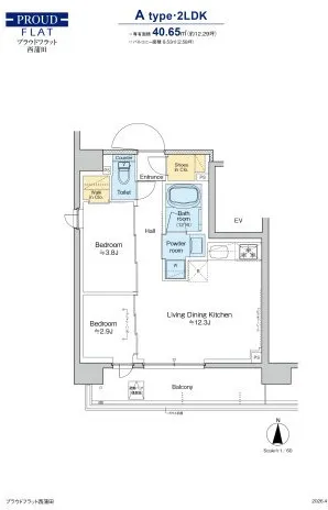 Proud Flat Nishikamata - Floor Plan - ["Floor plan"]