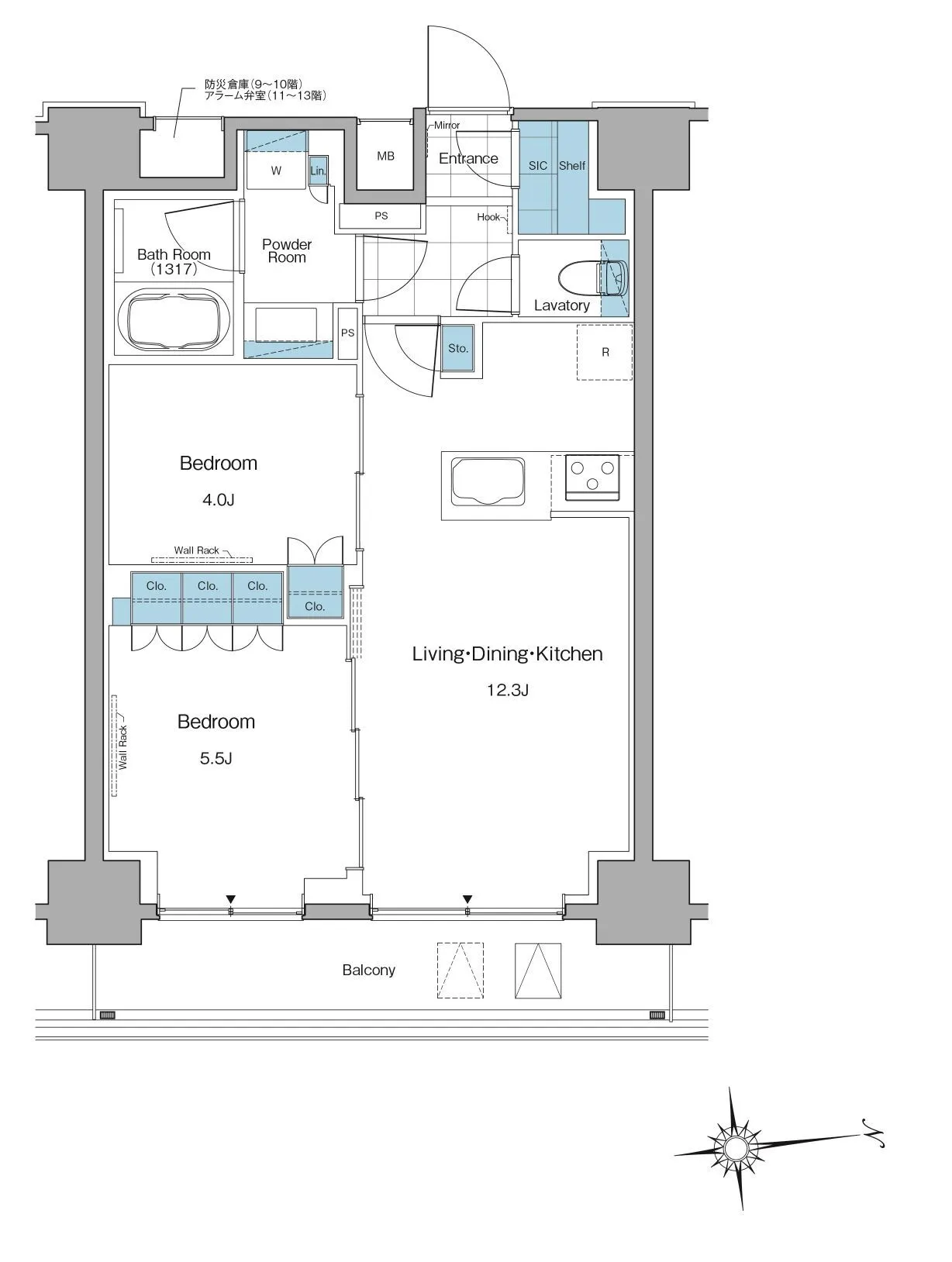 Rufon Prog Ueno Marks - Floor Plan - ["Rectangle", "Schematic", "Font"]