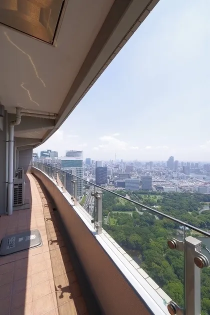 La Tour Shiodome - Interior - ["Daytime", "Metropolitan area", "atmospheric phenomenon"]