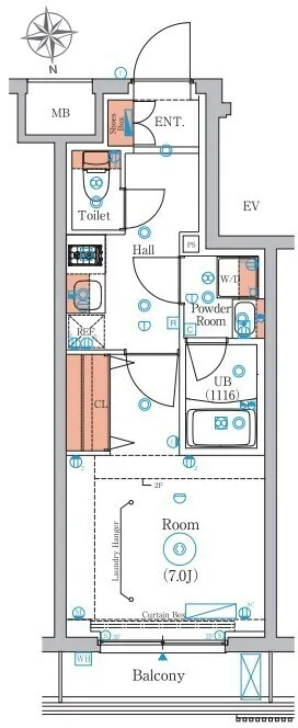 Struth Haneda - Floor Plan - ["Plan", "Diagram", "Floor plan"]