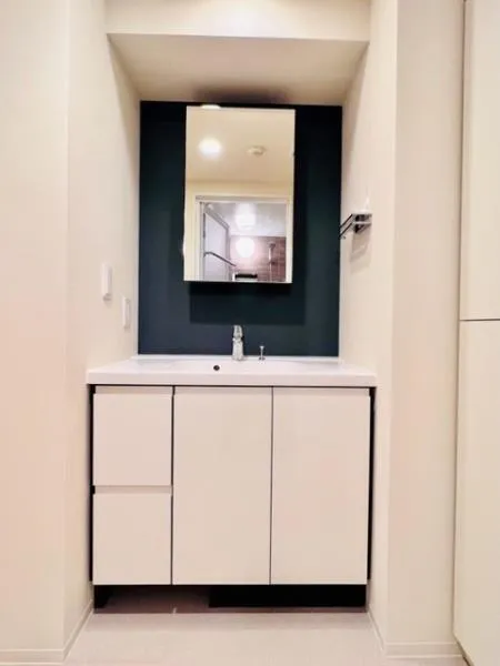 Brillia Ist Komagome - Interior - ["Cabinetry", "Mirror", "Tap"]