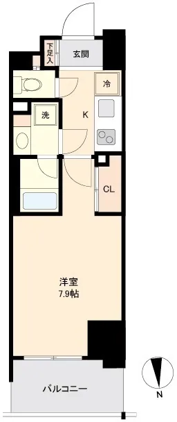 Primal Minamisuna - Floor Plan - ["Apartment"]