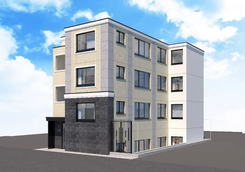 HJ Crown II - Exterior - ["Apartment", "Urban design", "Composite material"]