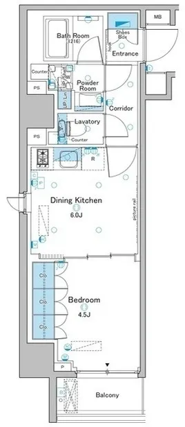 Le Font Progres Omori Nishi - Floor Plan - []