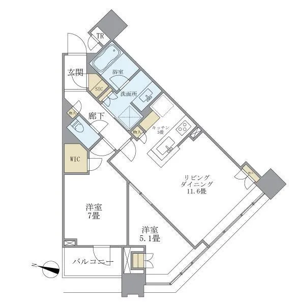 Brillia Towers Meguro North Residence - Floor Plan - ["Floor plan", "Plan", "Diagram"]