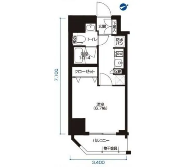 Urbanex Omori - Floor Plan - ["Text", "White", "Line"]