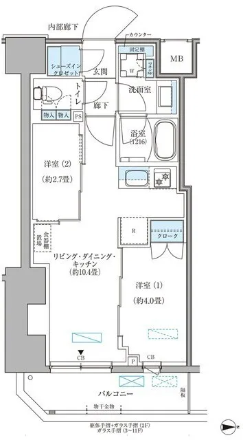 Park Axis Sumiyoshi Garden Square - Floor Plan - ["Plan", "Diagram"]