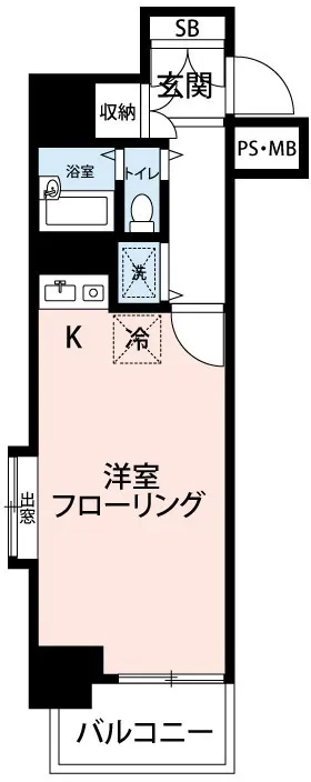 Mynavi STAY Miraie Asakusa Kotobashi - Floor Plan - []