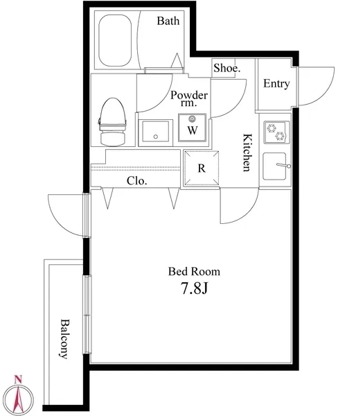Plage Waseda - Floor Plan - ["White", "Floor plan", "Plan"]