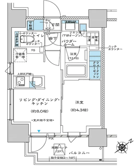Will Terrace Itabashi - Floor Plan - ["Product", "Rectangle", "Schematic"]