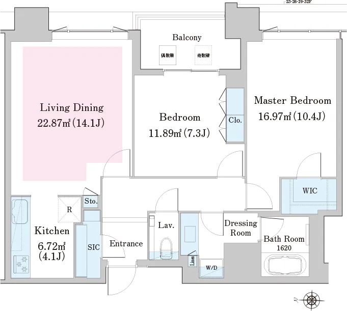Nakano Station Residence - Floor Plan - ["Floor plan", "Plan", "Diagram"]