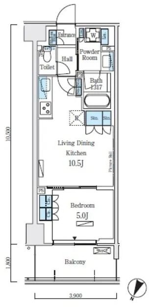 Royal Parks Akabane North - Floor Plan - []