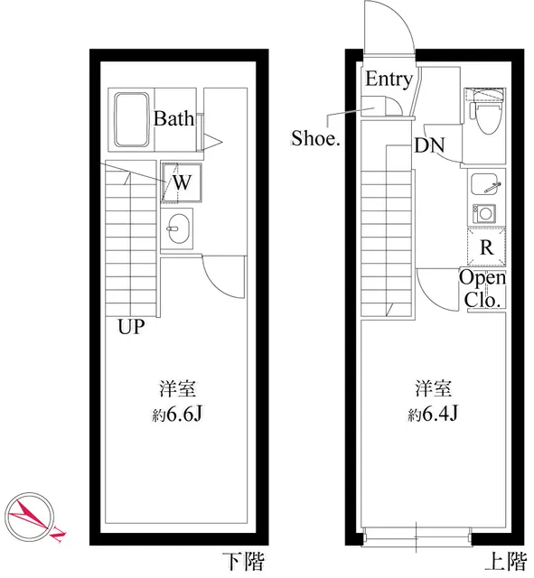 Le Coeur Shibuya Honmachi - Floor Plan - ["Stairs"]