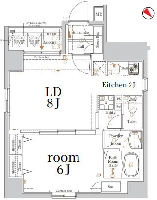 Log Ginza East - Floor Plan - ["White", "Diagram", "Plan"]