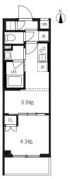 Harmony Residence Kamata Art Villa - Floor Plan - ["Rectangle", "Font", "Parallel"]