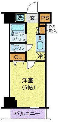 Sky Court Kamata Ichibankan - Floor Plan - []