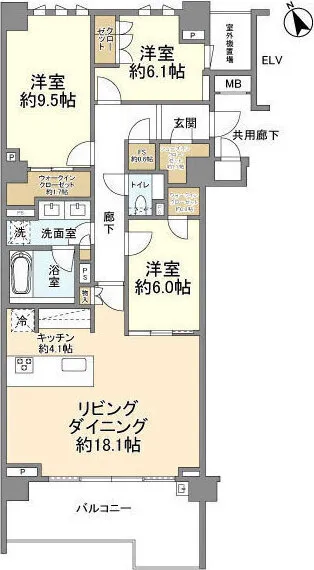 The Parkhouse Yoyogi Oyama Residence - Floor Plan - ["Apartment", "Condominium", "Floor plan"]