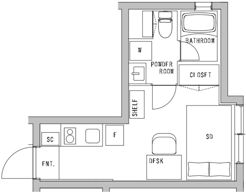 Hmlet Gakugei Daigaku - Floor Plan - []