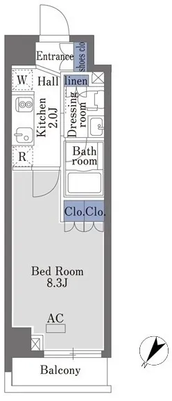 Van Vert Nihonbashi - Floor Plan - []