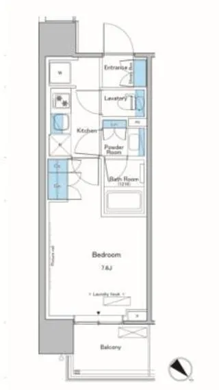 Lefon Progre Takinogawa - Floor Plan - ["Rectangle", "Parallel", "Font"]