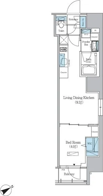 Urbanex Asakusabashi Front - Floor Plan - []