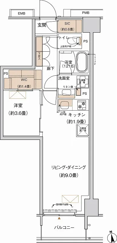 Prime Nexus Omorikita - Floor Plan - []