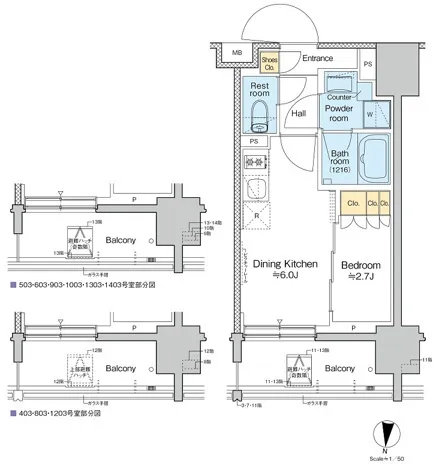 PROUD FLAT Kameido Station Place - Floor Plan - ["Diagram", "Plan", "Schematic"]