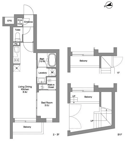 ORME COURT YOTSUYA - Floor Plan - ["White", "Diagram", "Technical drawing"]