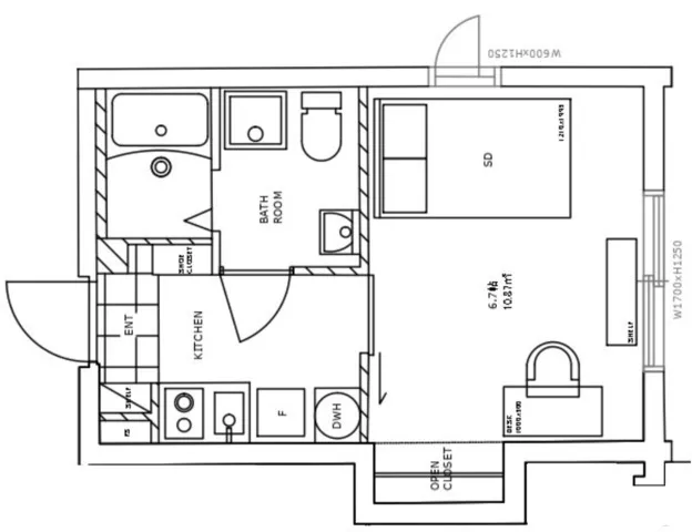 Hmlet Higashi Nakano - Floor Plan - ["Plan", "Diagram", "Floor plan"]