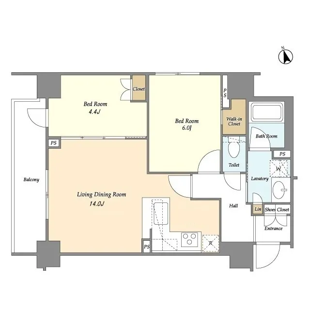 BluRock Aobadai - Floor Plan - ["Parallel", "Rectangle", "Plan"]