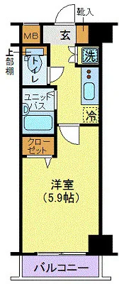 Live City Shinjuku Ichibankan - Floor Plan - ["Apartment"]