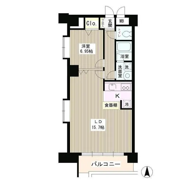 Core City Nakanosakaue - Floor Plan - ["Font", "Rectangle", "Plan"]