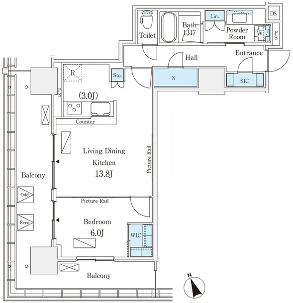 Royal Parks Shinagawa - Floor Plan - ["White", "Diagram", "Plan"]