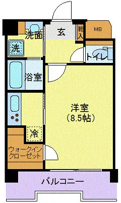 Ebisu Park Terrace - Floor Plan - ["Apartment", "Home Door", "Tile Flooring"]