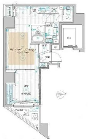 Brides Higashi-Nihonbashi - Floor Plan - ["Plan", "Diagram", "Map"]
